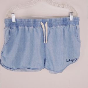 Junk Food| Mickey Mouse Embroidered Shorts